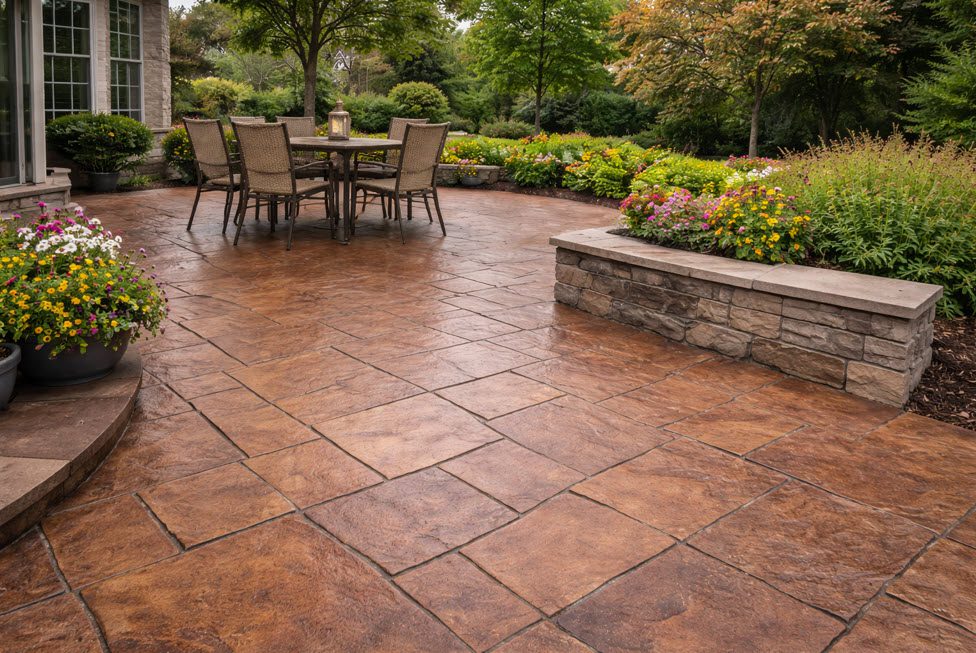 Concrete Staining Greenfield WI by Morici Bros Concrete LLC