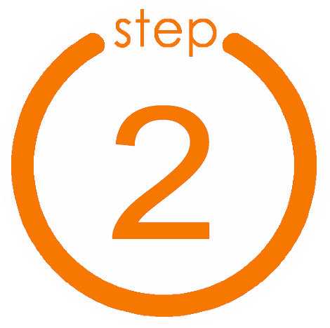 Step 2 graphic illustrating the process of concrete project consultation and quality assurance by Morici Bros Concrete LLC.