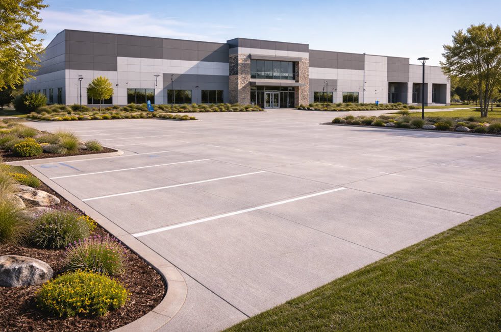 Concrete-Parking-Lot-in-Elm-Grove-WI-done-by-Concrete-Contractor-Morici-Bros-Concrete-LLC