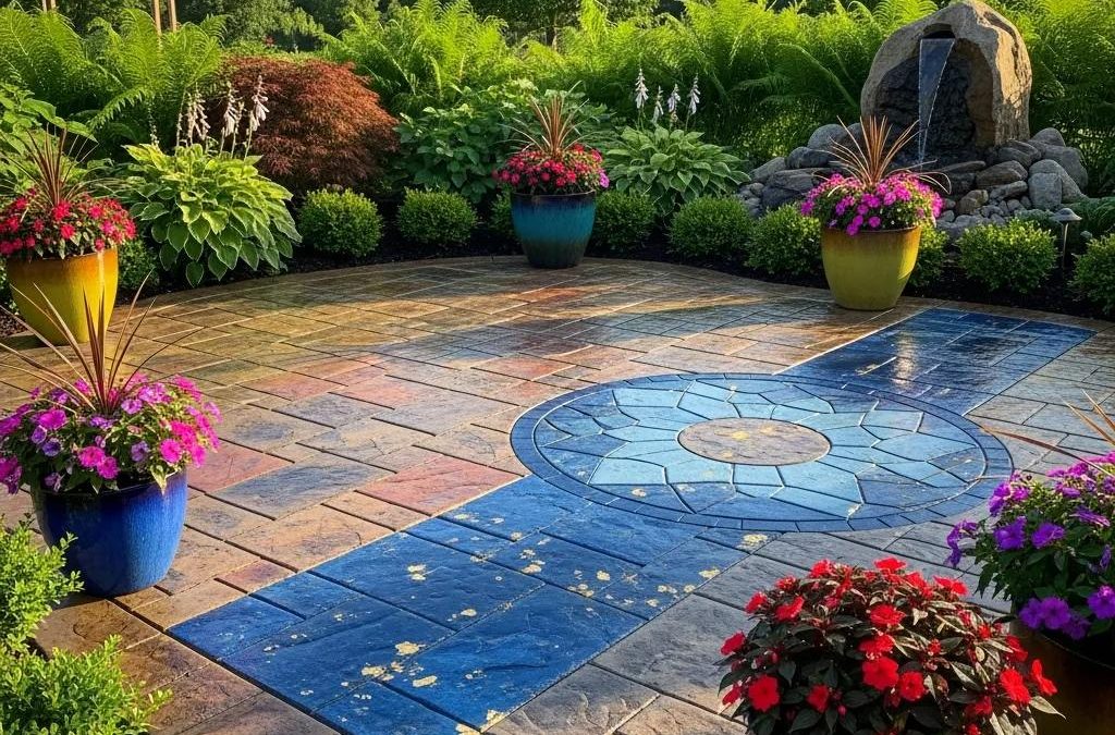 Stamped Concrete Services in South Milwaukee, WI