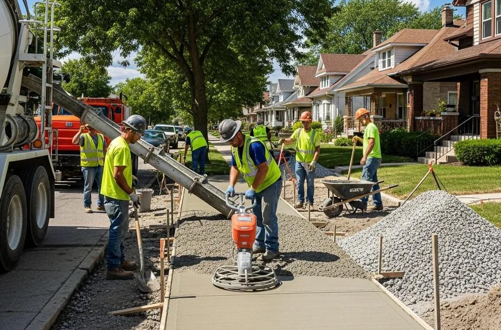 Sidewalk & Walkway Installation Cudahy, WI