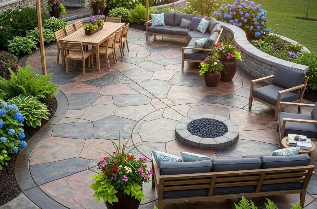Custom Concrete Patios in New Berlin, WI