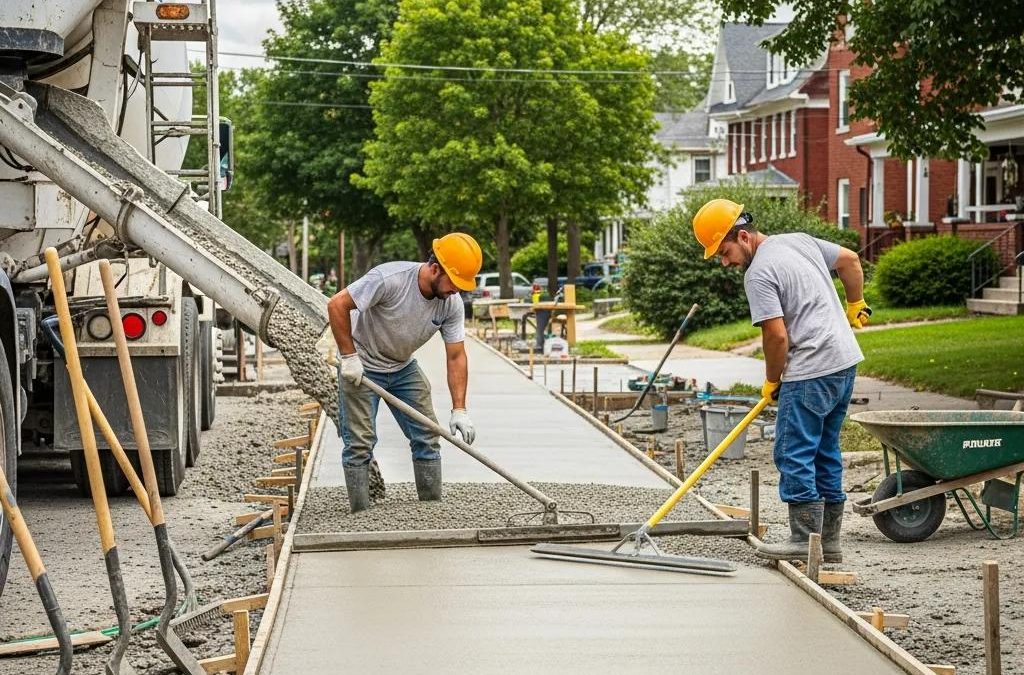 Concrete Sidewalk Installation and Repair Services