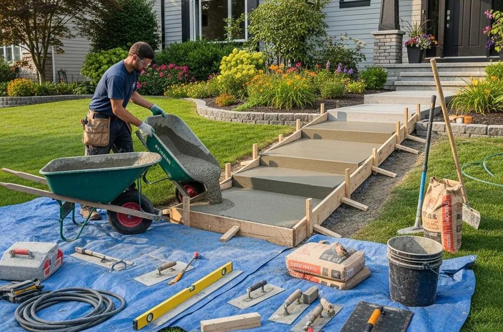 Expert Concrete Step Installation New Berlin, WI