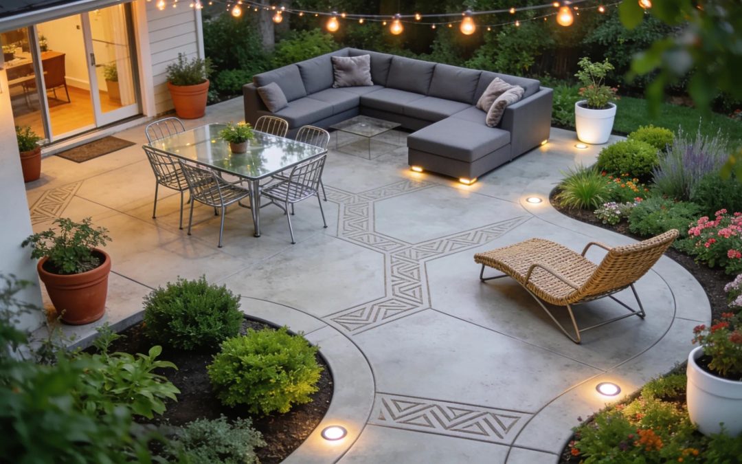 Create Modern Concrete Patios for Outdoor Living | Custom Designs & Finishes